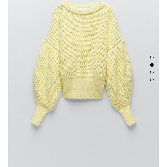 Zara ballon sleeves sweater bloggers fav - Picture 7 of 11